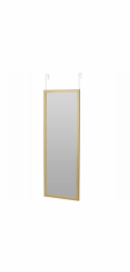 Home Styling Collection Kolekce bytového stylingu Velké nástěnné zrcadlo na dveře, rám z MDF, 34 x 94 cm