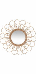 ATMOSPHERA Nástěnné zrcadlo Wicker Flower