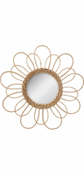 ATMOSPHERA Zrcadlo Wicker Flower 38 cm