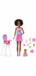 Mattel Barbie Skipper Babysitters Club Herní sada s miminkem a židličkou (JJB45)