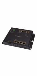 Startech Industrial 8 Port Gigabit PoE+ Switch with 2 SFP MSA Slots, 30W, Layer/L2 Switch Hardened GbE Managed, Rugged High Power Gigabit Ethernet Network Switch IP-30/-40 C to 75 C - Managed Network 