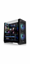 BAZAR - THERMALTAKE Case View 390 Air, ATX, Průhledná bočnice, 2x 120mm Fan, černá, poškozený obal