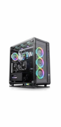 BAZAR - THERMALTAKE Case Core P6, ATX, Průhledná bočnice, černá, poškozený obal