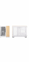 Corsair CC-9011288-WW počítačová skříň Midi Tower Bamboo, Bílá