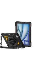 Crong Pouzdro na tablet Defender Plus – obrněné pouzdro na iPad Air 11” M3 (2025) / M2 (2024) (černé)