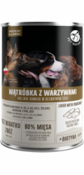 PET REPUBLIC Adult Medium & Large Liver with vegetables - mokré krmivo pro psy - 1250g
