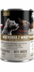PET REPUBLIC Adult Medium & Small Liver with vegetables - mokré krmivo pro psy - 400g