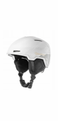 RockBros Lyžařská helma Qunature 10130003001 s chrániči uší na snowboard, velikost L - bílá