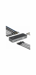 Startech - Dokovací stanice - pro laptop - USB-C - 2 x HDMI, 2 x DP, USB-C - 2.5GbE - 140 Watt - kompatibilní s TAA