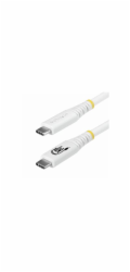 StarTech - USB kabel - USB-C (M) do USB-C (M) - USB4 / Thunderbolt 3 / Thunderbolt 4 / DisplayPort 1.4 - 2 m - podpora 4K120Hz, drsný, technologie Extended Power Range (EPR), podpora napájení Power De