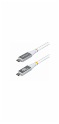 StarTech - USB kabel - USB-C (M) do USB-C (M) - USB4 / Thunderbolt / DisplayPort 2.1 - 151.33 cm - podpora 4K120Hz, podpora 8K60Hz, technologie Extended Power Range (EPR), podpora napájení Power Deliv
