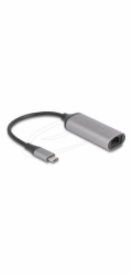Delock - Sítový adaptér - USB-C - 10M/100M/1G/2.5G/5 Gigabit Ethernet x 1 - antracit