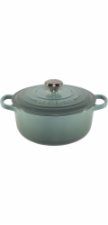 Le Creuset Signature Bräter rund 20 cm Sea Salt