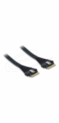 Delock - Interní kabel SAS - 8i Slim SAS (SFF-8654) (M) do 8i Slim SAS (SFF-8654) (M) - 50 cm