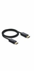 Delock - Kabel DisplayPort - DisplayPort (M) do DisplayPort (M) - 1 m - podpora 8K120Hz (7680 x 4320), podpora 4K240Hz (3840 x 2160) (DSC), podpora 4K144Hz (3840 x 2160) (DSC), rychlost prenosu dat až