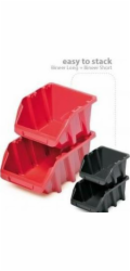 Prosperplast TÁCKY 16 KRÁTKÝCH BINEERŮ 4 KS ČERVENÉ 272x238x236mm KBISS28-3020