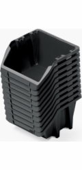 Prosperplast NÁDOBA NA 10 POŠKOZENÍ KRÁTKÝCH 10 KS ČERNÁ 288x158x187mm KBISS20-S411