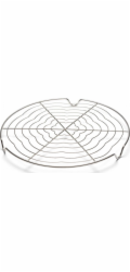Patisse Mřížka na dort 30 cm nerezová stříbrná
