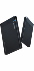 Ugreen Externí pouzdro pro HDD/SSD 2,5" US221, SATA 3.0, USB-C, 50 cm (černé)