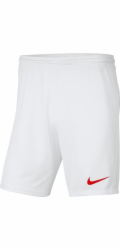 Nike Dívčí kraťasy Y Park III BV6865 103 BV6865 103 bílé L (147-158 cm)