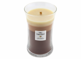 Svíčka WoodWick Trilogy velká, Café Sweets, Dezert v kavárně, 609.5 g