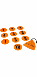 YakimaSport Značky plochého pole , číslované 1–10