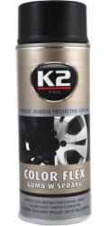 K2 - COLOR FLEX GUM ČERNÁ LESKLÁ 400ML