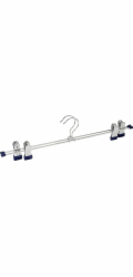 Wenko Ramínko na šaty Latch 40 ocel 17 cm stříbrno/modré 2 kusy
