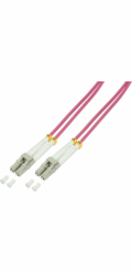 LogiLink Logilink - Patch kabel - LC Multi-Mode (M) - LC Multi-Mode (M) - 5 m - skleněné vlákno - 50/125 mikrometrů - OM4 - bez halogenů (FP4LC05)