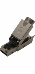 Techly Zástrčka RJ45 Cat8.1 STP, samosvorná, černá