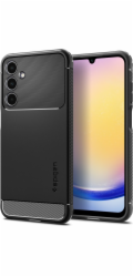 Spigen Rugged Armor, matně černá - Samsung Galaxy A25 5G