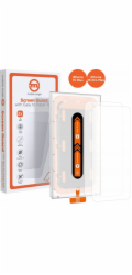 MOBILE ORIGIN Ochranný kryt na displej Orange pro iPhone 15 Pro Max/15 Plus s jednoduchou aplikátorkou, 2 ks