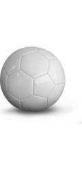YakimaSport Fotbalový míč bílý velikost 5