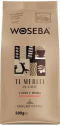 Woseba Mletá káva WOSEBA TI MERITI, CREMA E AROMA káva, mletá, 500 g