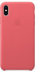 Apple Kožený kryt pro iPhone XS Max – světle růžový – MTEX2ZM/A