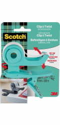 Scotch Dávkovač lepicí pásky SCOTCH® Clip&Twist (C-19-CLIP), včetně lepicí pásky Magic Tape 19 mm x 8,89 m, zelený