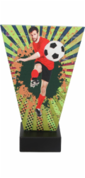 Tryumf Skleněná fotbalová trofej