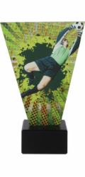 Tryumf Skleněná fotbalová trofej