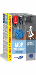 Anna Zaradna ANNA ZARADNA Mop z mikrovlákna + utěrka z mikrovlákna zdarma