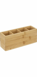 5five Bambusový organizér, 4 přihrádky