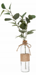 ATMOSPHERA Umělý list , větvička eukalyptu ve váze, 48 cm