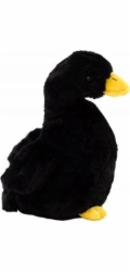 LeanToys Plyšový maskot husa černá plyšová hračka kachna 40 cm