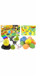 LeanToys Sada pro malování vajec s dinosaury