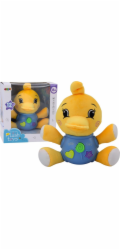 LeanToys Plyšová kachna Interaktivní plyšová hračka žlutá hrací 19 cm