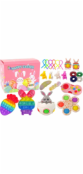LeanToys Velikonoční hračky Fidget Toys Pop It, sada 25 dílků od
