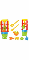 LeanToys Sada hraček do písku , velká mlýnková forma, barevné formy