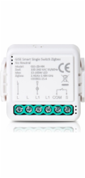 Gise GISE Inteligentní jednoduchý spínač bez nulového vodiče Zigbee | Modul relé s jedním N Zigbee | GSS-ZB-NN