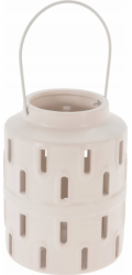 Home Styling Collection Svíčka na lampu, kovový držák, 10 x 13 cm, kolekce pro domácí styling