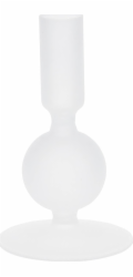 Home Styling Collection Stylingová kolekce ze skla, svícen na noze, 14 cm