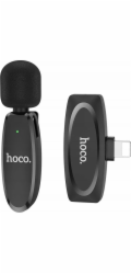 Hoco Bezdrátový klopový mikrofon HOCO Lightning L15 černý